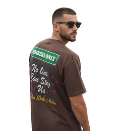 Million Dolla Motive Motive Racing T-Shirt Brown MDM-RACE | Pro Feet
