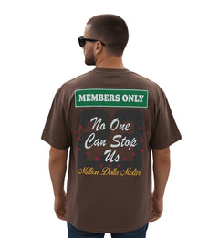 Million Dolla Motive Motive Racing T-Shirt Brown MDM-RACE | Pro Feet