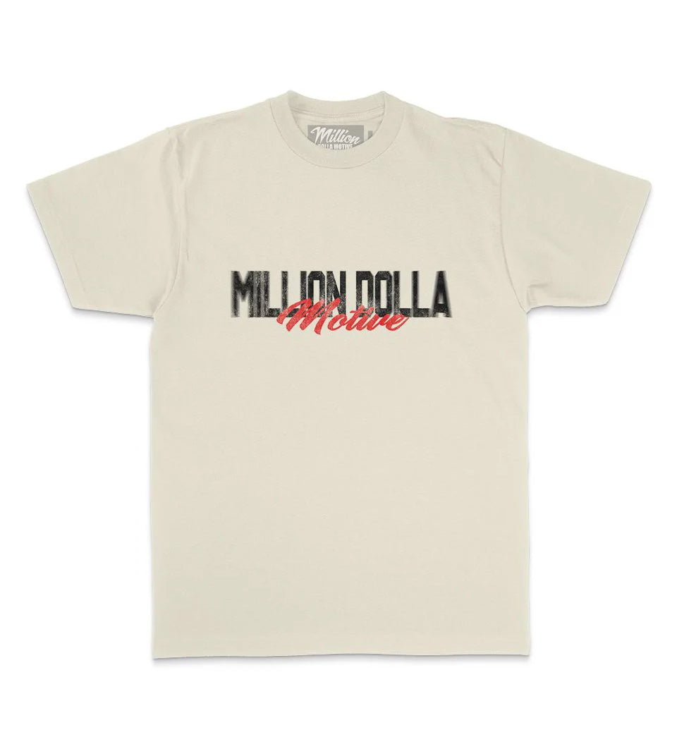Million Dolla Motive Rich Risk Mentality T-Shirt Natural Sail MDM-RICH | Pro Feet