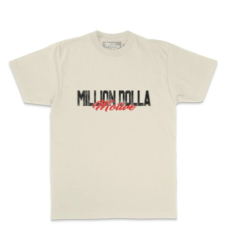 Million Dolla Motive Rich Risk Mentality T-Shirt Natural Sail MDM-RICH | Pro Feet