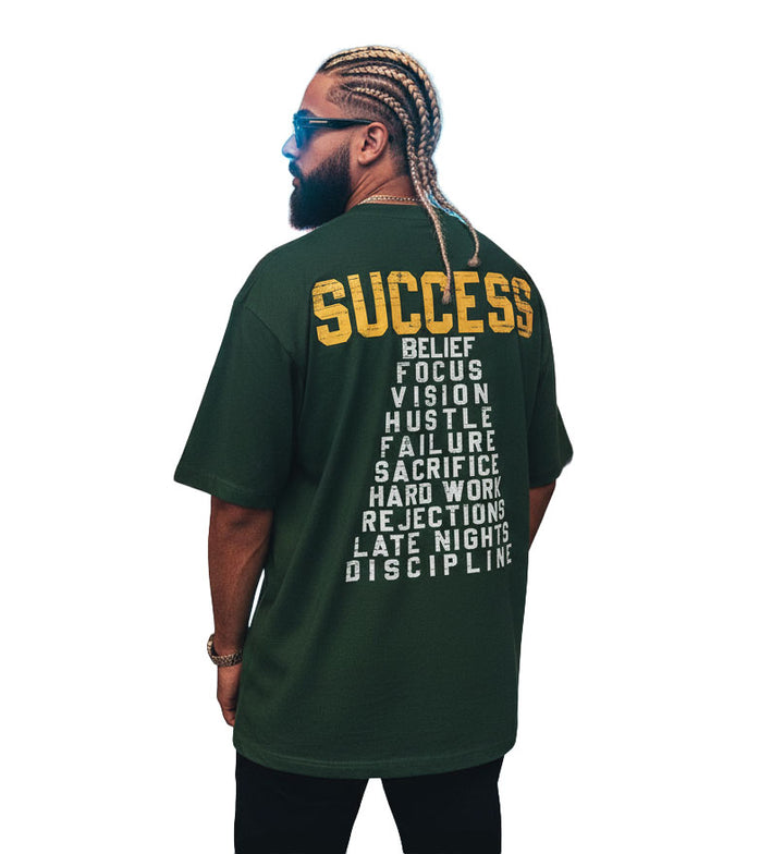 Million Dolla Motive Success Pyramid T-Shirt Dark Green | Pro Feet