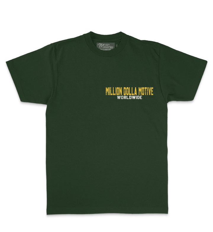 Million Dolla Motive Success Pyramid T-Shirt Dark Green | Pro Feet