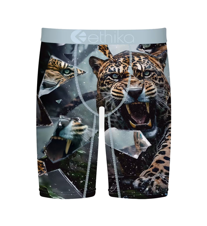 Ethika Men’s Staple Boxer Briefs — Shatter Cat
