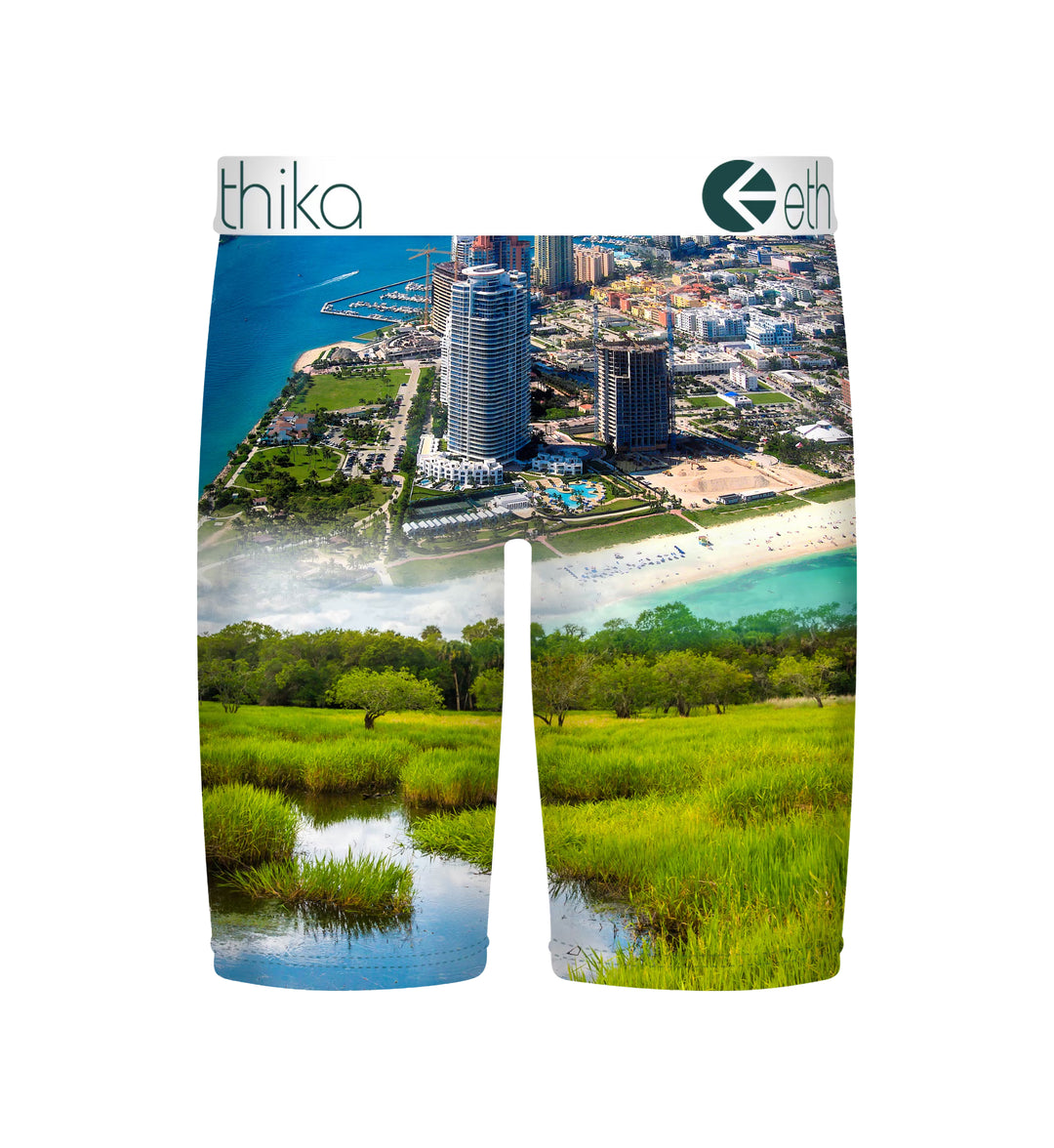 Backside of Ethika Men’s Staple Boxer Briefs — Florida Man