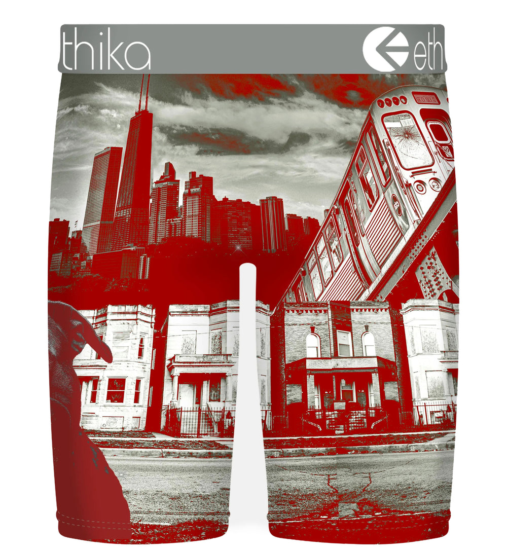 Ethika Off The Porch Men’s Staple “Grey/Red” (MHOAAL2510)
