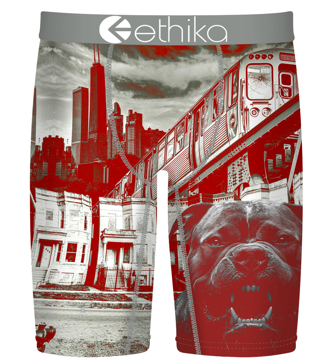 Ethika Off The Porch Men’s Staple “Grey/Red” (MHOAAL2510)