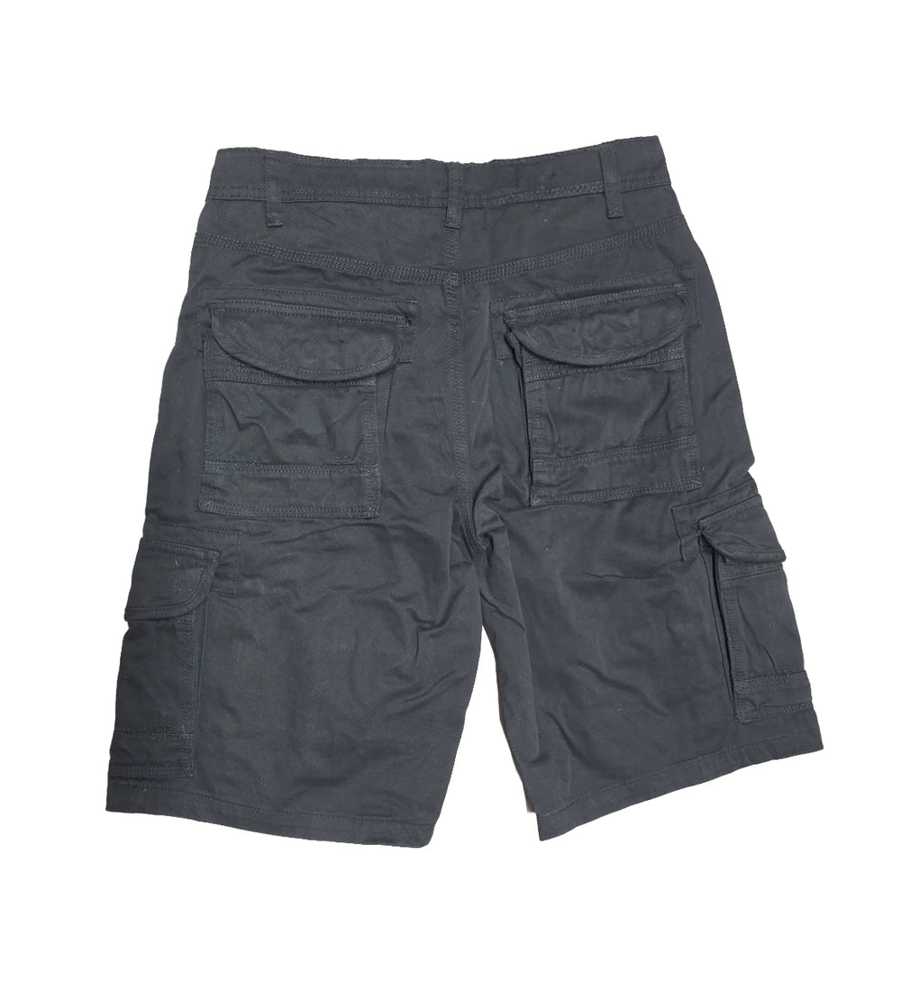 M Society Twill Cargo Shorts Black MS-26511BK | Pro Feet