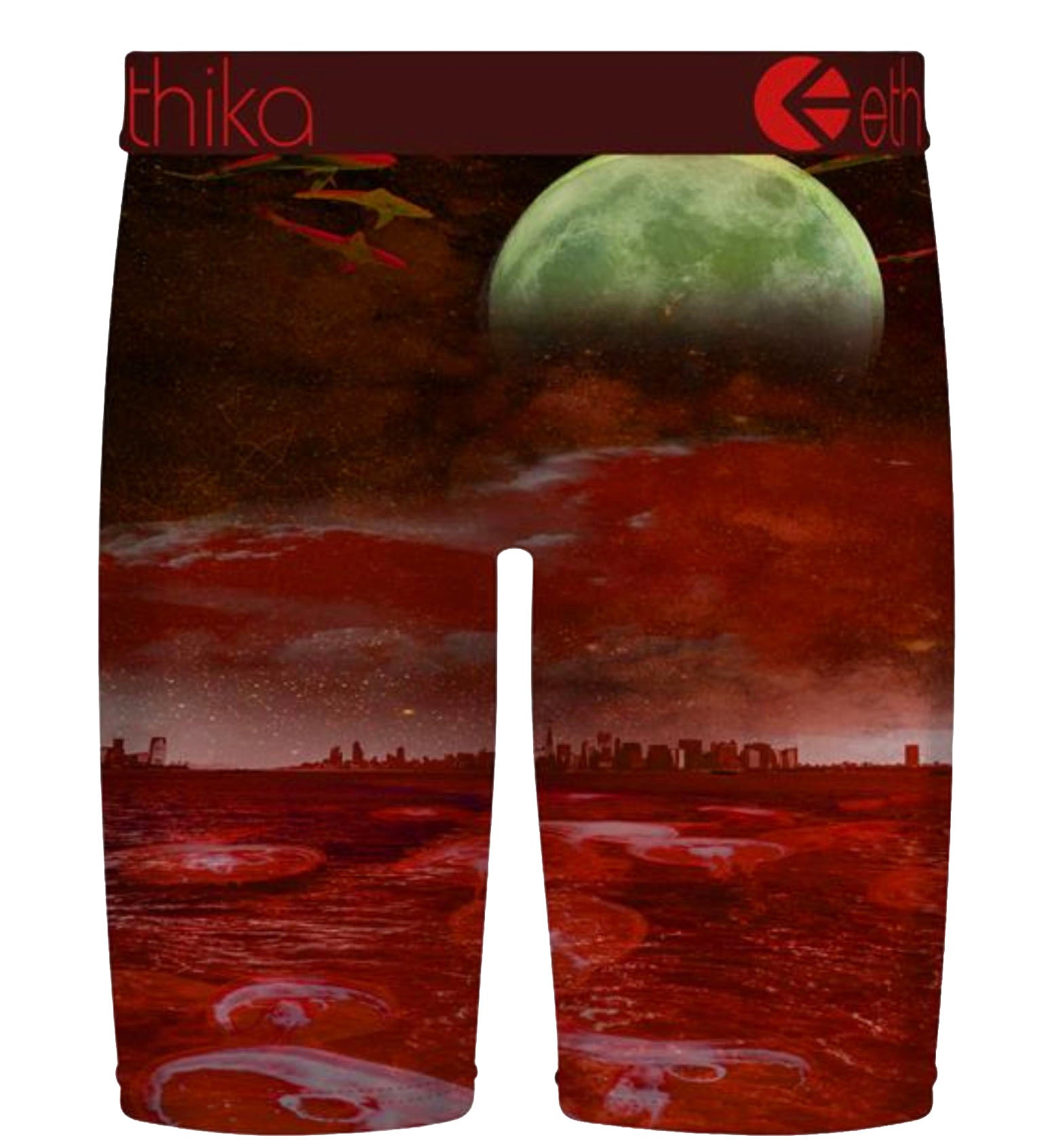 Ethika Crimson Orbit Men’s Staple Red Black | Pro Feet | MSPAAB2609