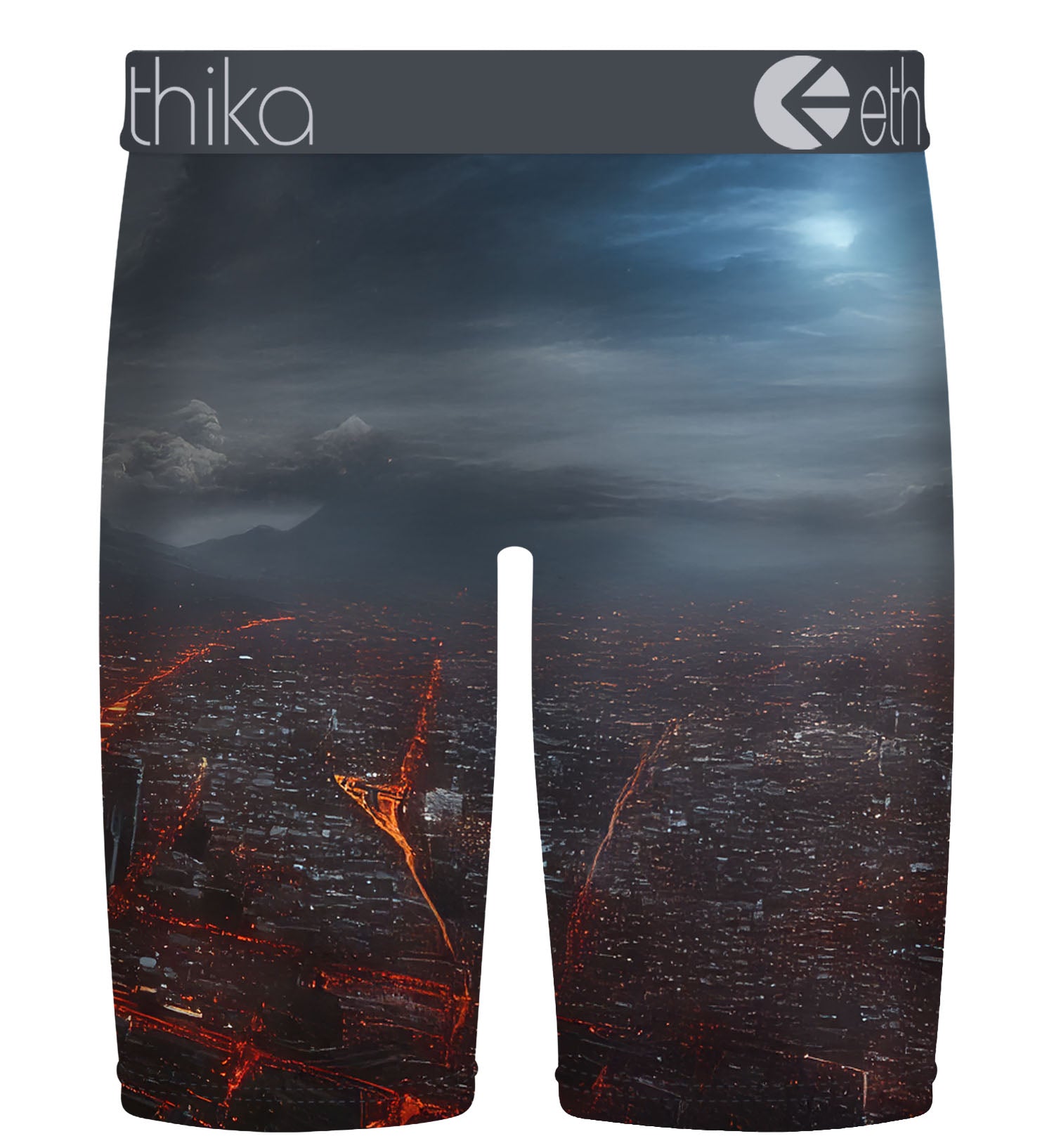 Ethika Bomber Molten Metropolis Men’s Staple Black Red | Pro Feet | MSPAAC2601