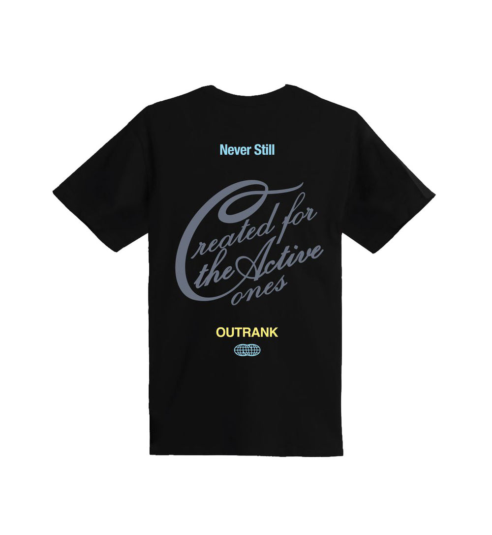 Outrank Active Ones Only T-Shirt “Black” (OR3701T)