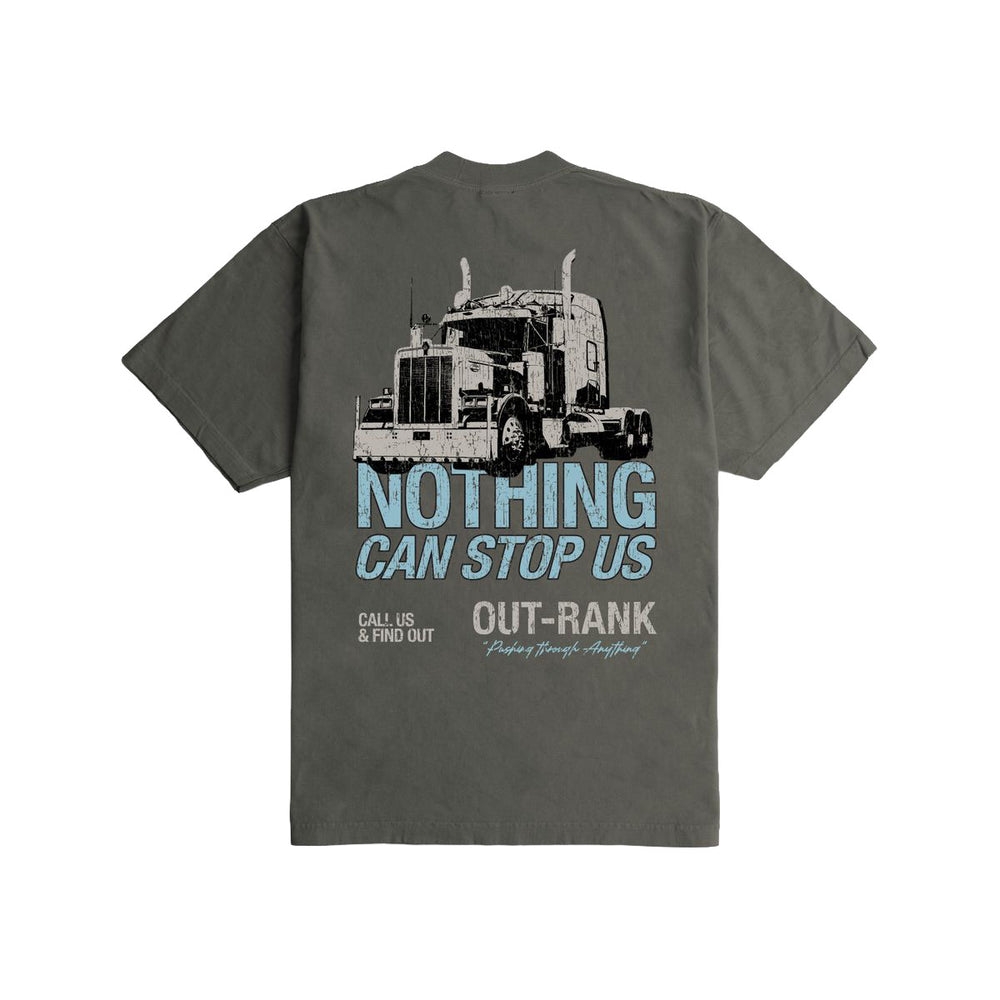 Outrank “Nothing Can Stop Us” Ultra Heavyweight T-shirt Dark Grey (OR3737PR)