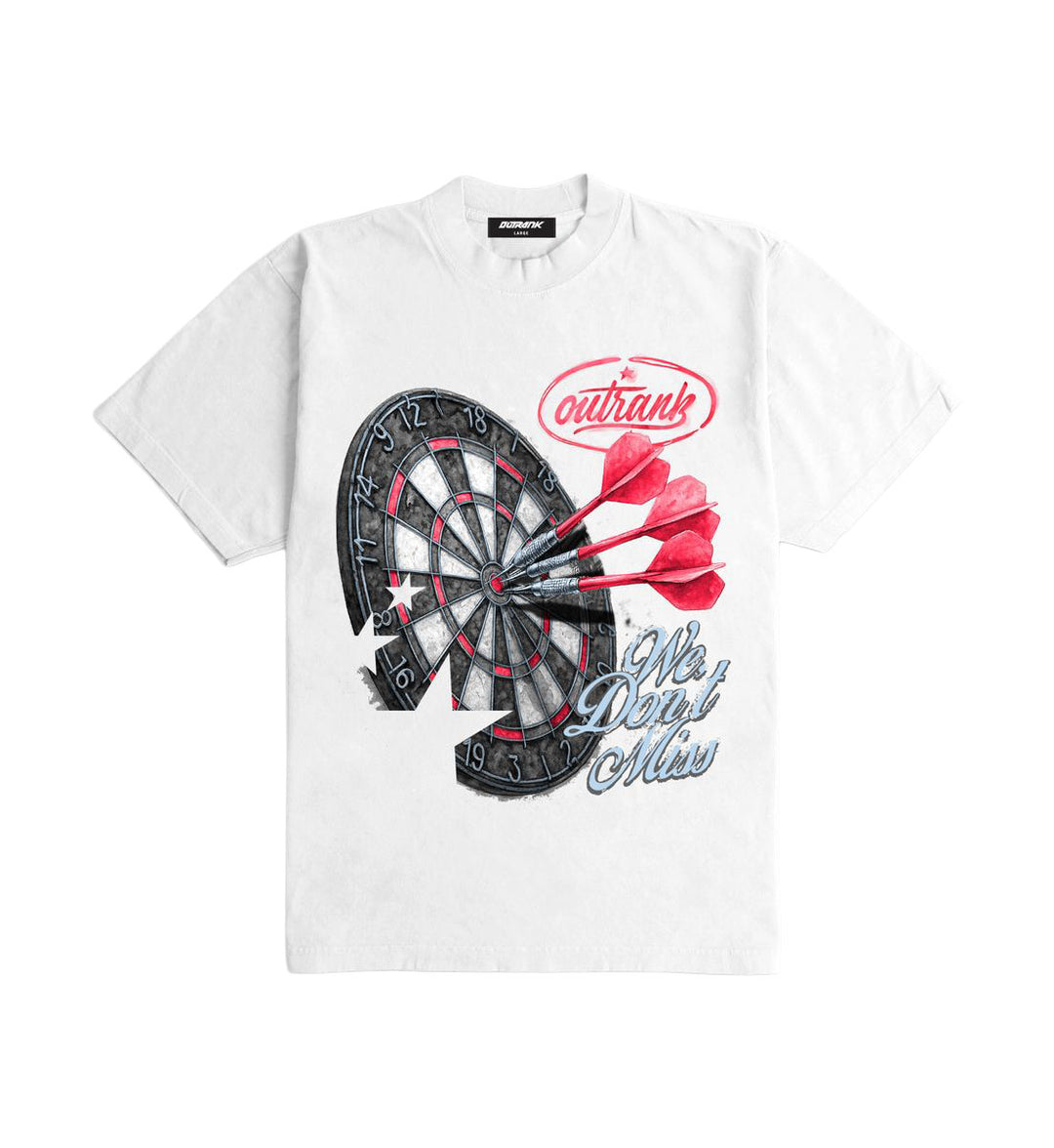 Outrank “We Don’t Miss” Ultra Heavyweight T-shirt White (OR3752PR)