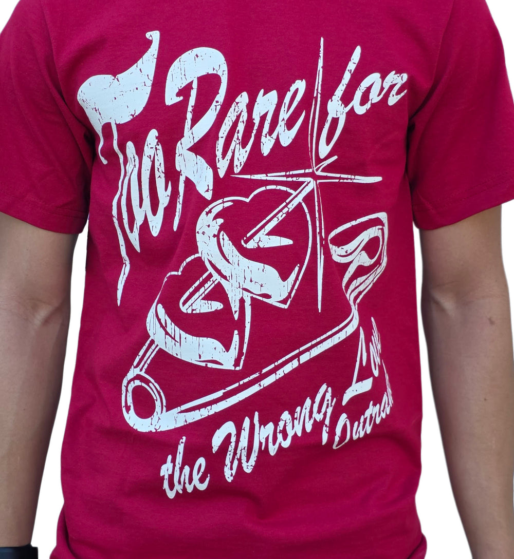 Outrank “Too Rare for the Wrong Love” Ultra Heavyweight T-shirt Cardinal (OR3795PR)