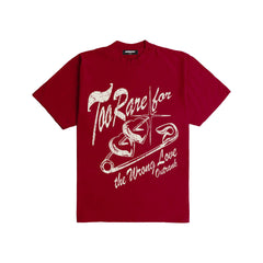 Outrank “Too Rare for the Wrong Love” Ultra Heavyweight T-shirt Cardinal (OR3795PR)