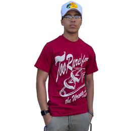Outrank “Too Rare for the Wrong Love” Ultra Heavyweight T-shirt Cardinal (OR3795PR)