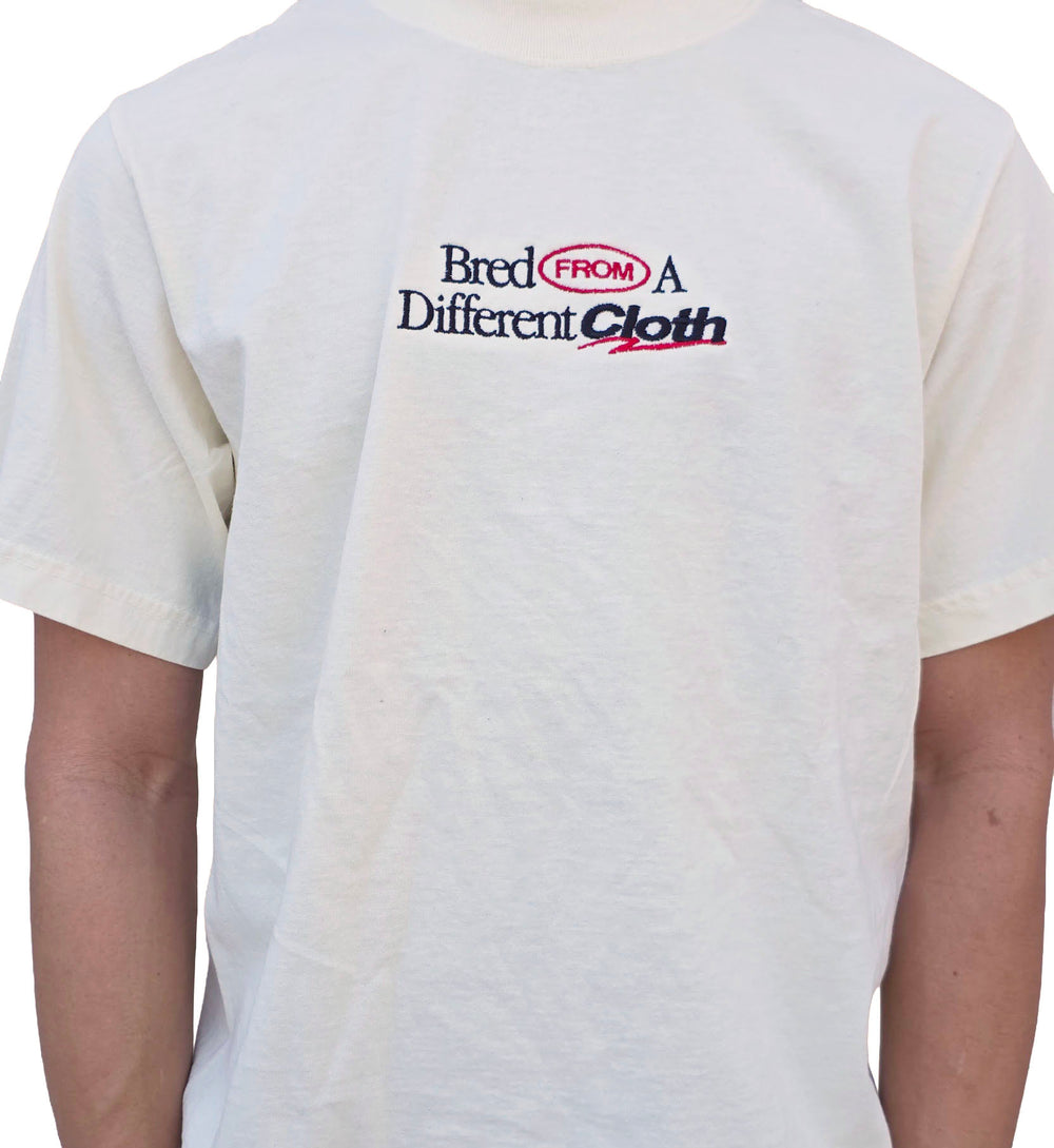 Outrank "Bred from a Different Cloth" Embroidered Ultra Heavyweight T-shirt Cream PR (OR3798PR)