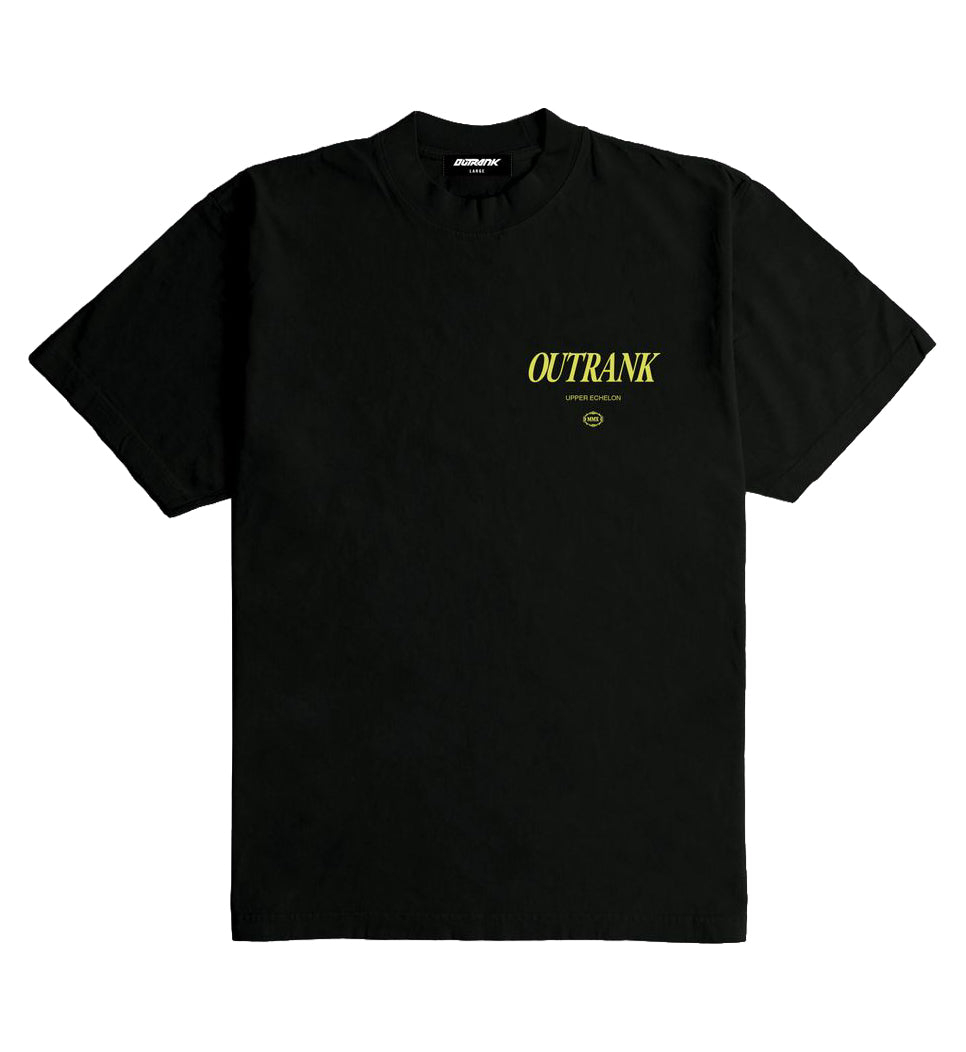 Outrank Upper Echelon Ultra Heavyweight T-Shirt – Black PR | Pro Feet | OR3832PR