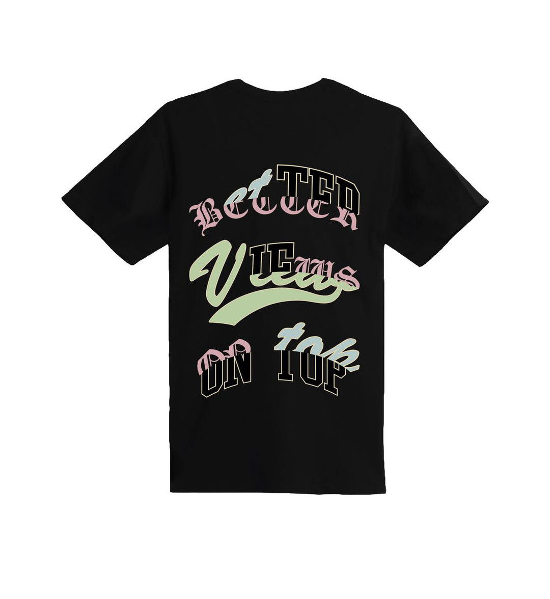 Outrank Better Views On Top T-Shirt Black (OR3836T)