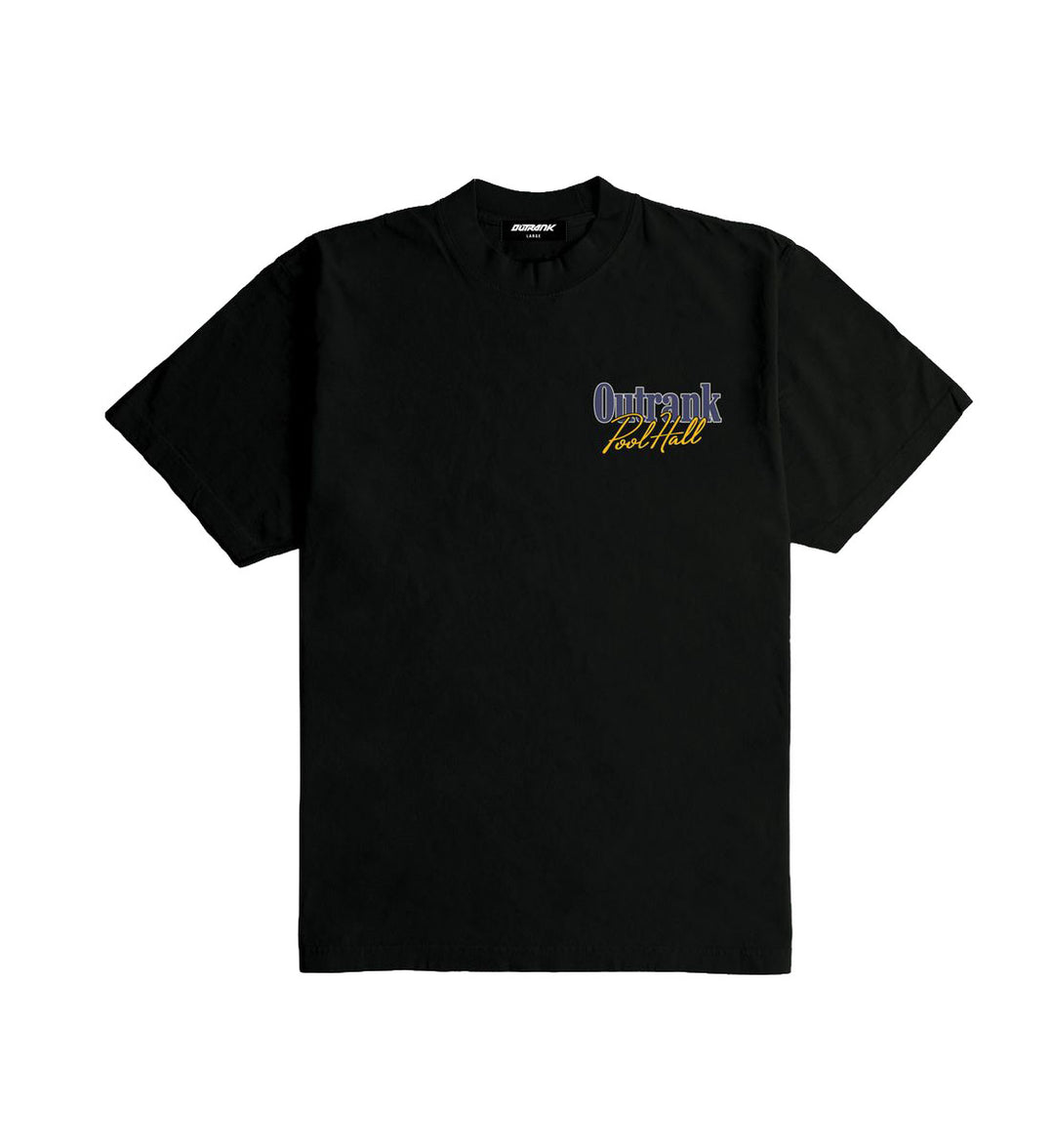 Outrank Pool Hall Ultra Heavyweight T-Shirt Black (OR3853PR)