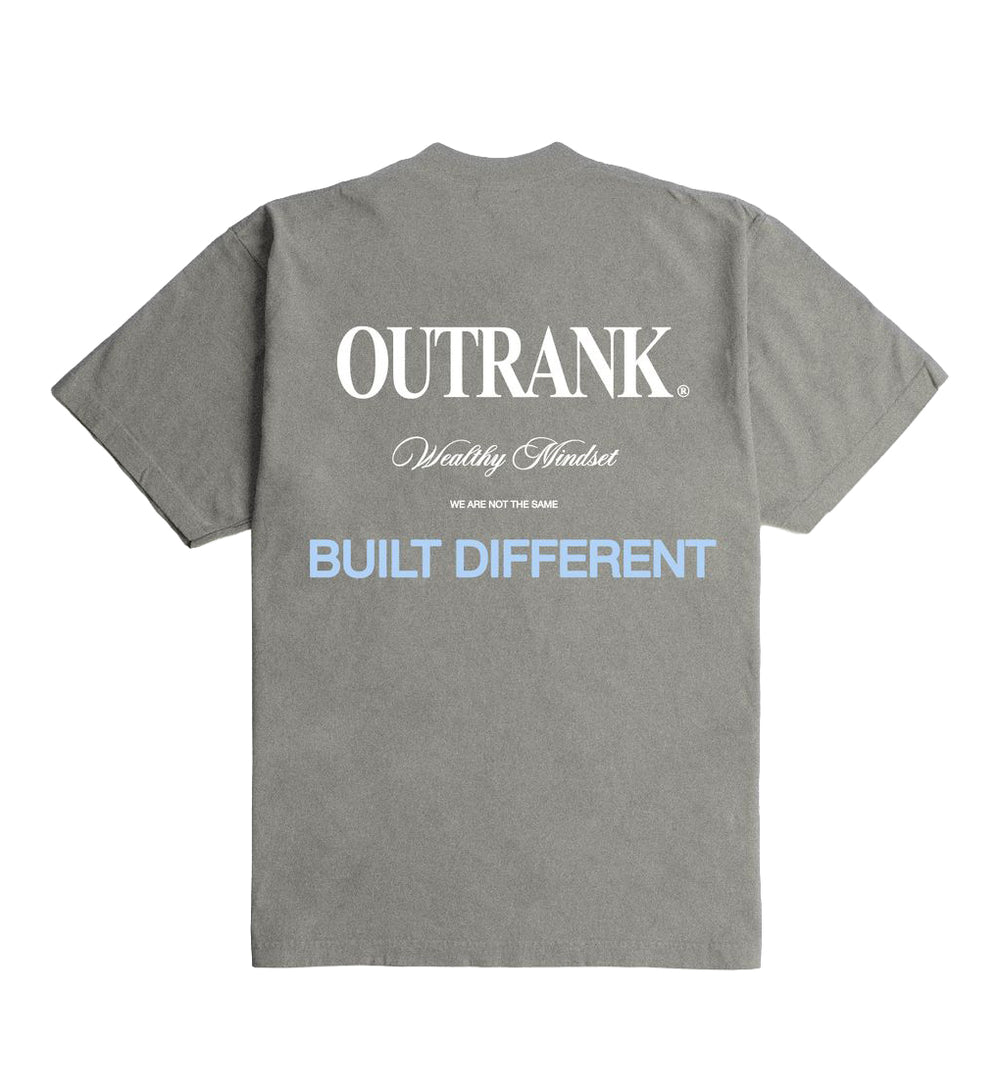 Outrank Wealthy Mindset Ultra Heavyweight T-Shirt – Cement PR | Pro Feet | OR3860PR