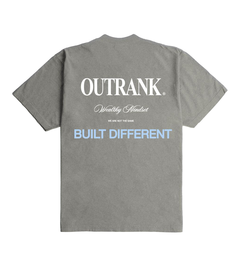 Outrank Wealthy Mindset Ultra Heavyweight T-Shirt – Cement PR | Pro Feet | OR3860PR