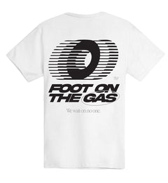 Outrank Foot On The Gas T-Shirt – White | Pro Feet | OR3877T