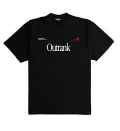 Outrank Outwork Everyone in The Room Ultra Heavyweight T-Shirt – Black PR | Pro Feet | OR3879PR