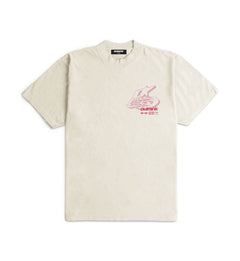 Outrank Room at The Top Ultra Heavyweight T-Shirt Cream OR3894PR | Pro Feet