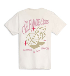 Outrank Self Made Odds T-Shirt Vintage White OR3895T | Pro Feet