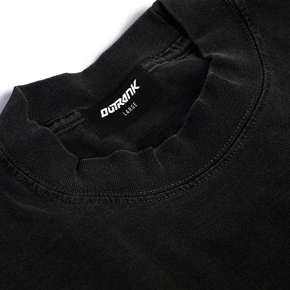 Outrank City of Gods Ultra Heavyweight T-Shirt Black OR3926PR | Pro Feet