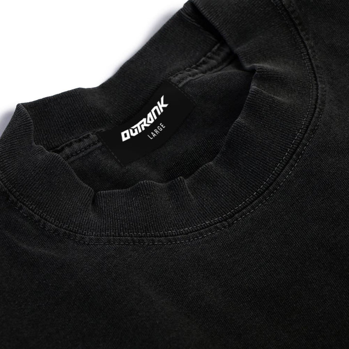 Outrank City of Gods Ultra Heavyweight T-Shirt Black OR3926PR | Pro Feet