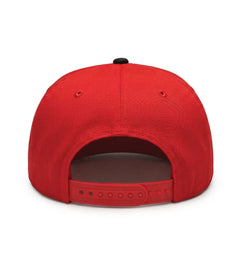 Outrank Getting My Flowers Embroidered Snapback Red Black OR3931HT | Pro Feet