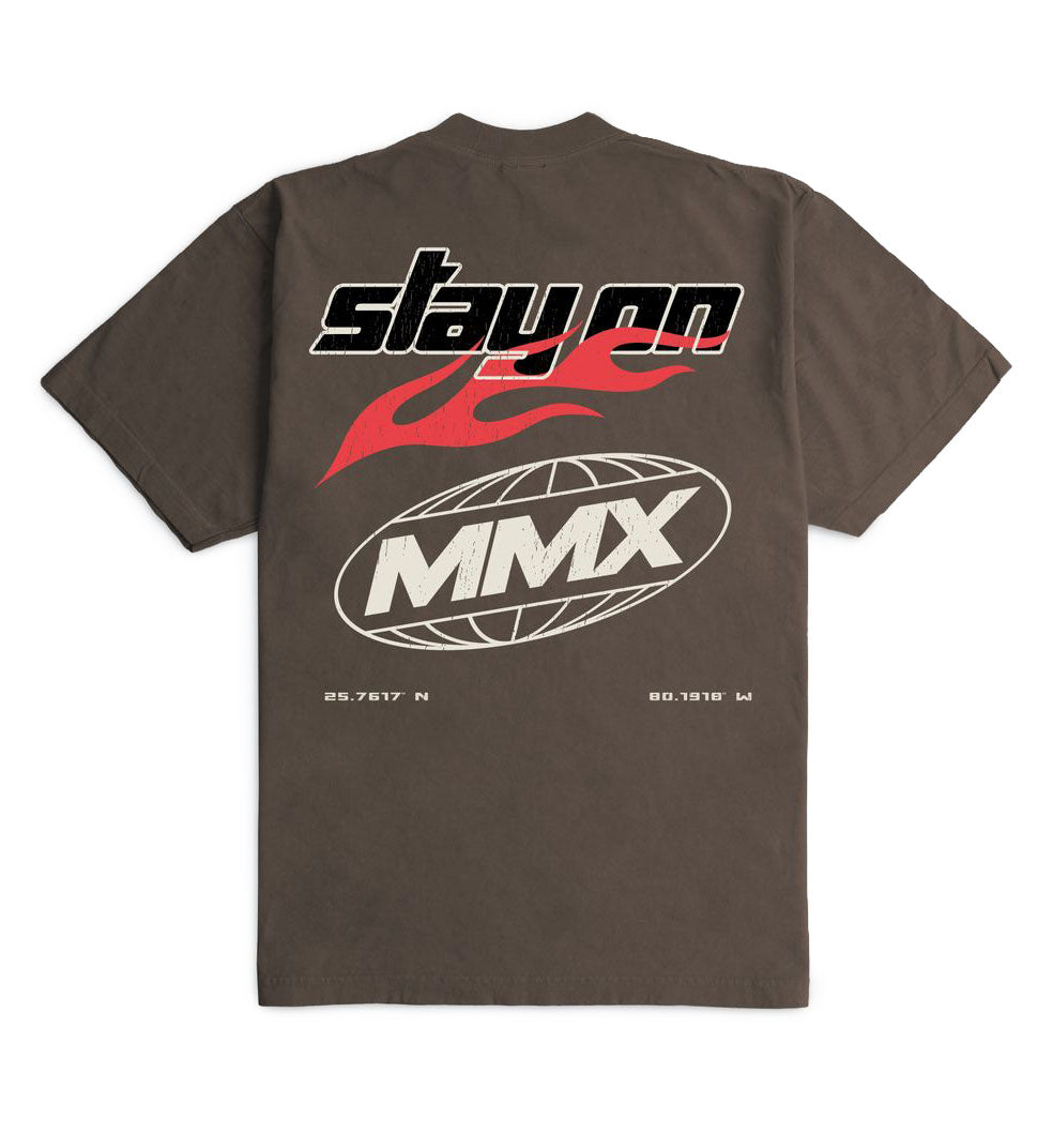 Outrank Stay On Ultra Heavyweight T-Shirt Mocha PR OR3940PR | Pro Feet