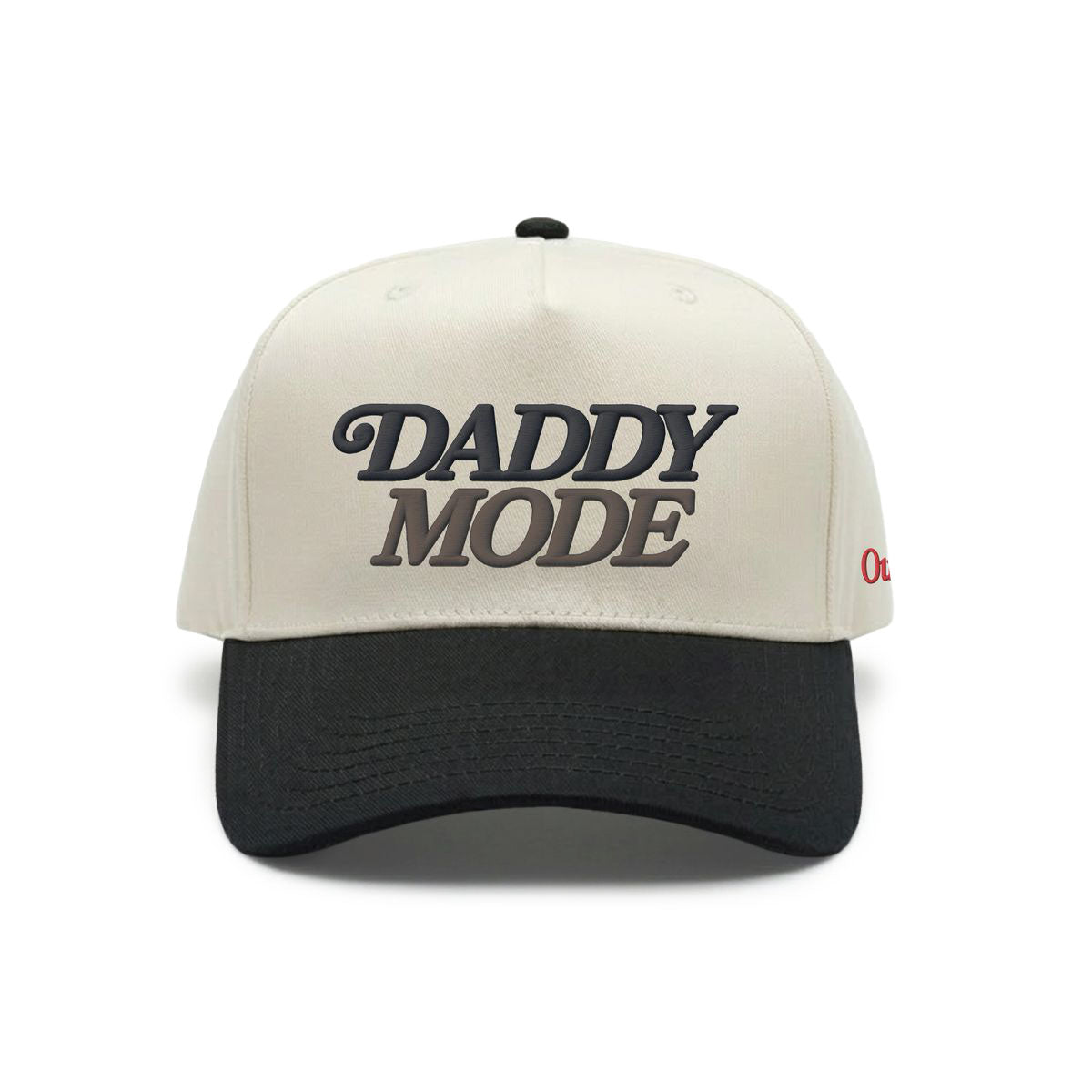 Outrank Daddy Mode Snapback Natural Black OR3943HT | Pro Feet