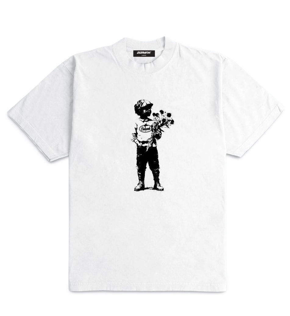 Outrank Getting My Flowers Ultra Heavyweight T-Shirt White OR3976PR | Pro Feet