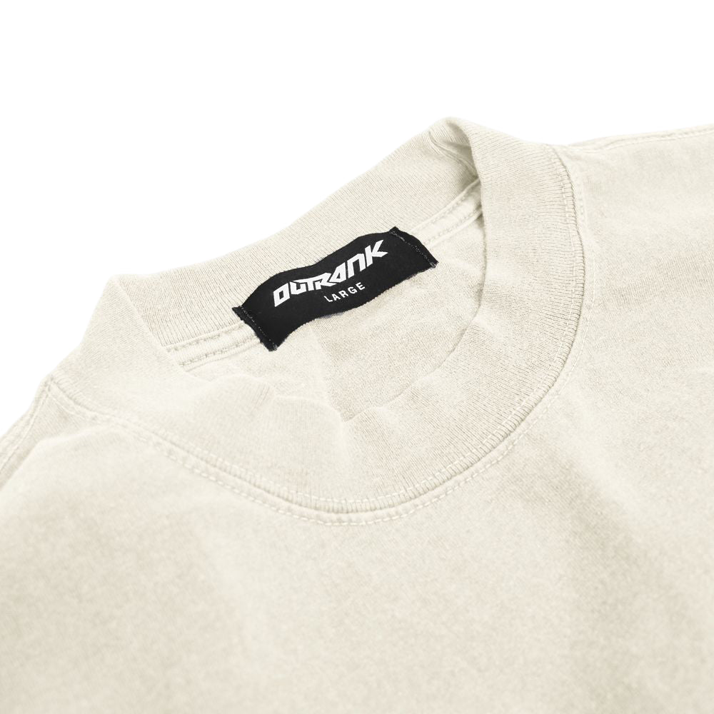 Outrank Keep Up Or Get Passed T-Shirt Cream OR4067PR | Pro Feet
