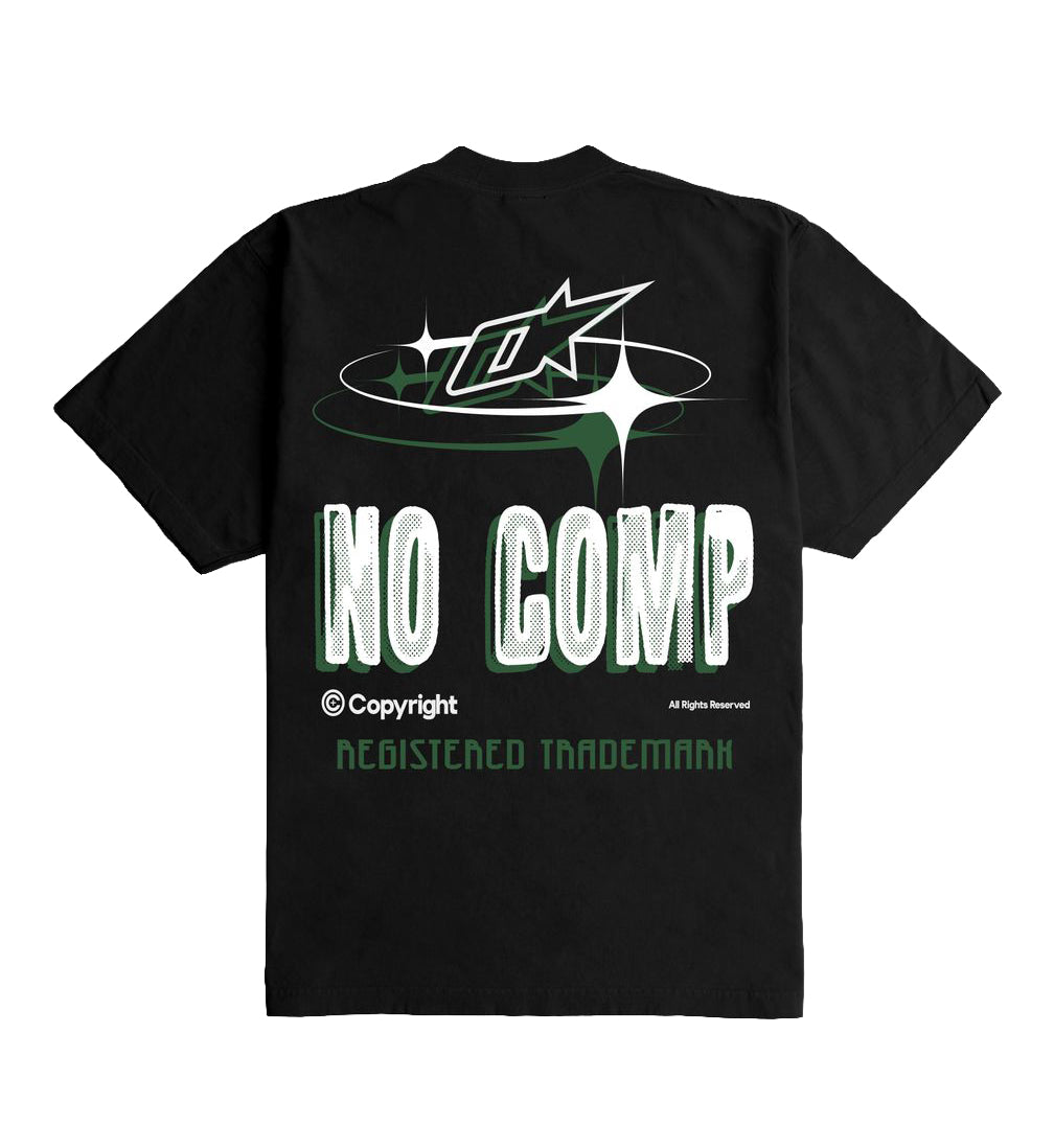 Outrank No Competition T-Shirt Black OR4071PR | Pro Feet