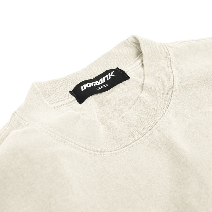 Outrank Raised By Storms T-Shirt Cream OR4072PR | Pro Feet