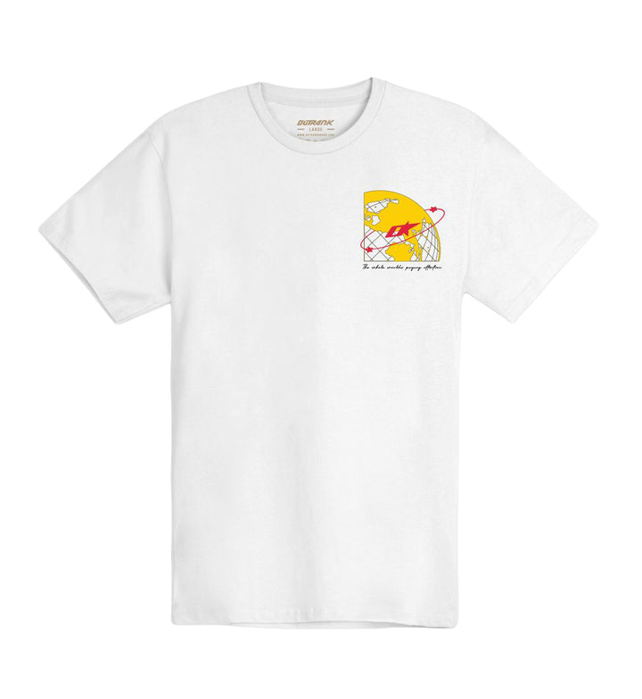 Outrank World Wide T-Shirt White OR5003T | Pro Feet