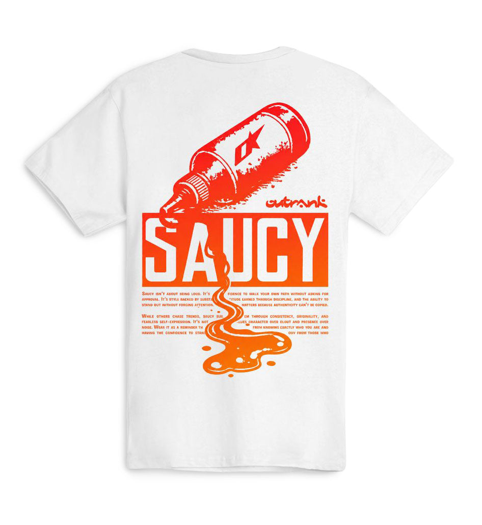 Outrank Saucy T-Shirt White OR5009T | Pro Feet