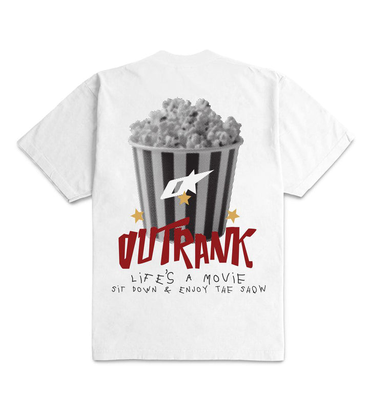 Outrank Creative Department Ultra Heavyweight T-Shirt White OR5011PR | Pro Feet