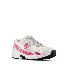 New Balance 740 Bungee Lace PS White Carnival Pink P740677 | Pro Feet