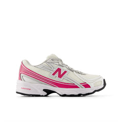 New Balance 740 Bungee Lace PS White Carnival Pink P740677 | Pro Feet