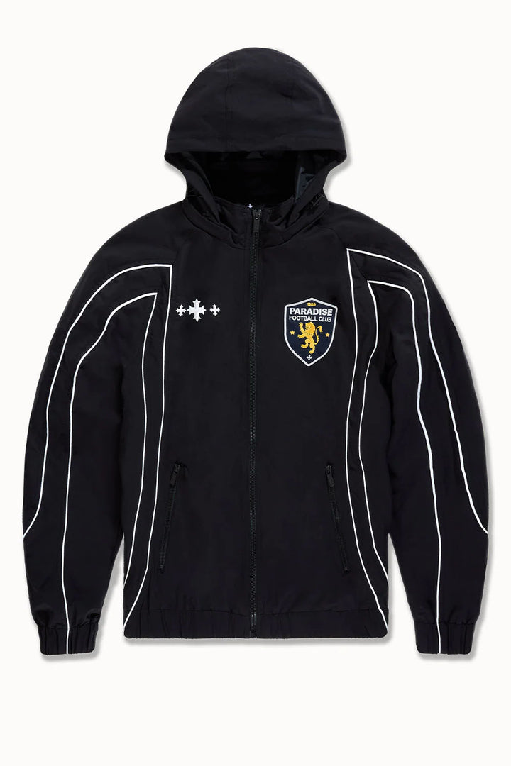 See You In Paradise Hooligan Hooded Track Jacket Black (PL8807HCJO)
