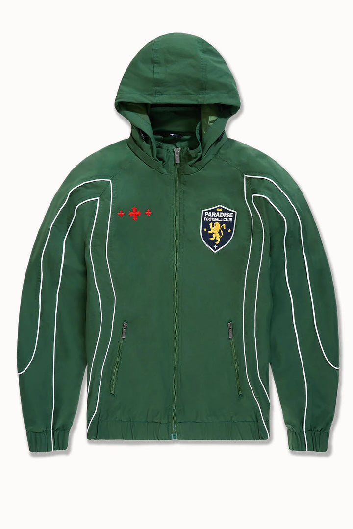 See You In Paradise Hooligan Hooded Track Jacket Green (PL8807HCJO)