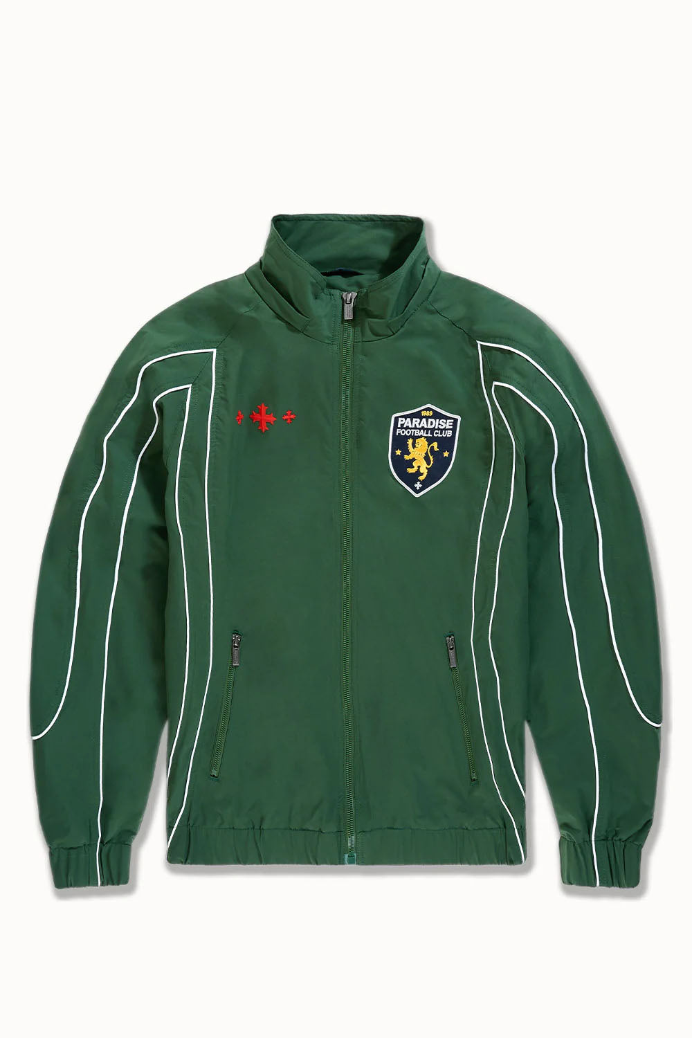 See You In Paradise Hooligan Hooded Track Jacket Green (PL8807HCJO)