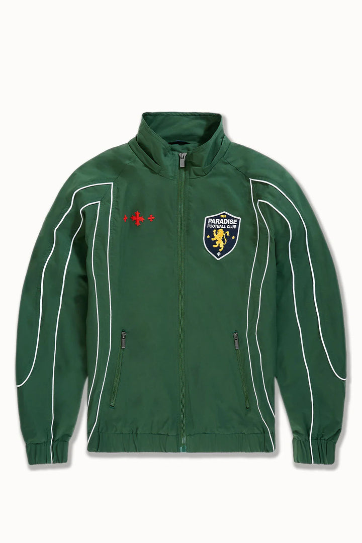See You In Paradise Hooligan Hooded Track Jacket Green (PL8807HCJO)
