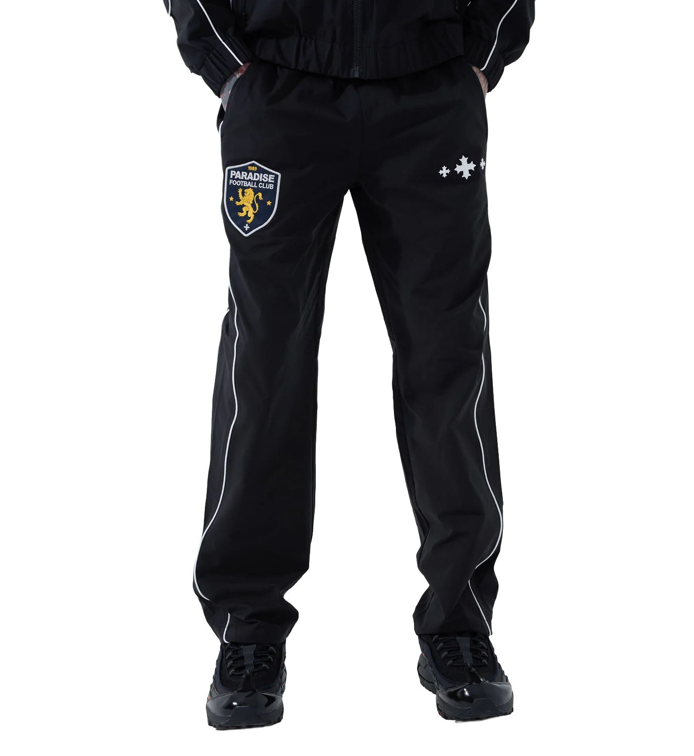 See You In Paradise Hooligan Track Pants Black (PL8807JO)