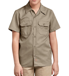 Dickies Kids’ Short Sleeve Work Shirt (QS201)