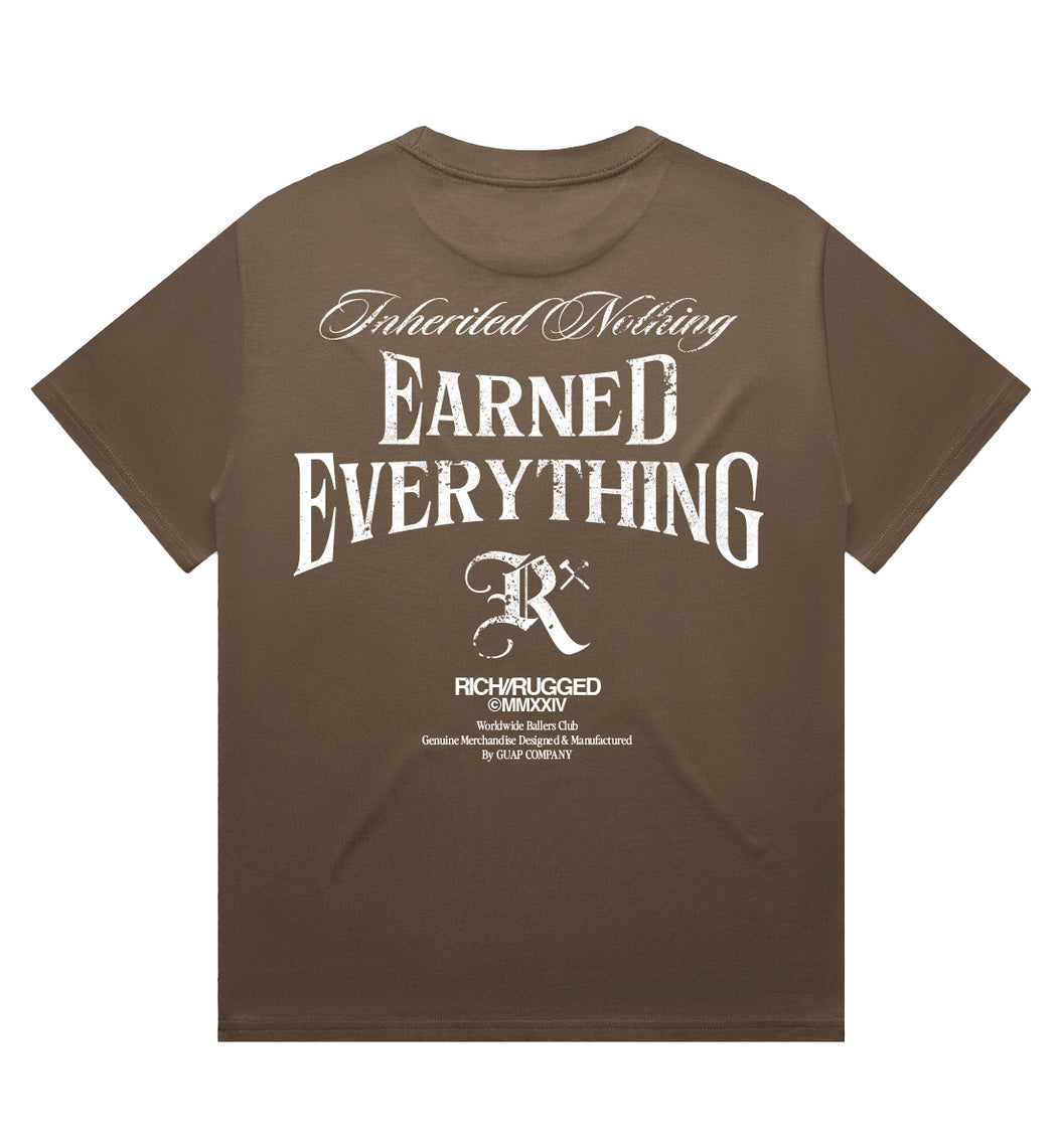 Rich &amp; Rugged Reign Heavyweight T-Shirt Walnut REHREN-WAL | Pro Feet